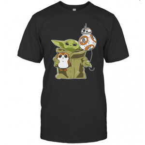 Star Wars Baby Yoda Bb8 And Wampa T-Shirt